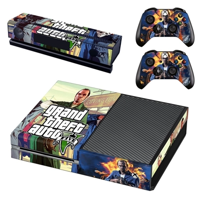 Grand Theft Auto V decal skin for Xbox one Console and 2 C.. Grand Theft Auto V decal skin for Xbox one Console and 2 C..