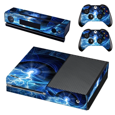 Lightning Galaxy decal skin for Xbox one Console and 2 Con.. Lightning Galaxy decal skin for Xbox one Console and 2 Con..