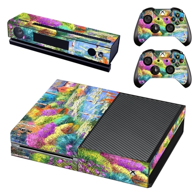 Painting of nature decal skin for Xbox one Console and 2 .. Painting of nature decal skin for Xbox one Console and 2 ..
