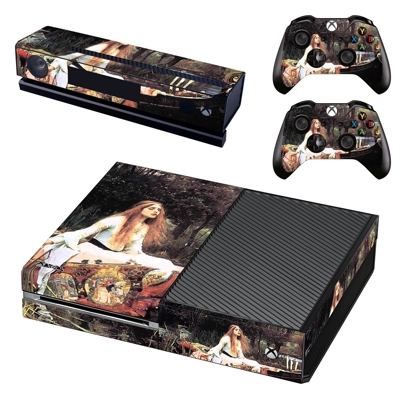 The lady of shalott decal skin for Xbox one Console and 2 .. The lady of shalott decal skin for Xbox one Console and 2 ..