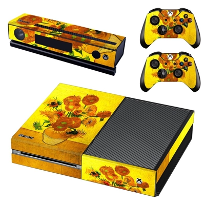 Flower paintaing decal skin for Xbox one Console and 2 Con.. Flower paintaing decal skin for Xbox one Console and 2 Con..