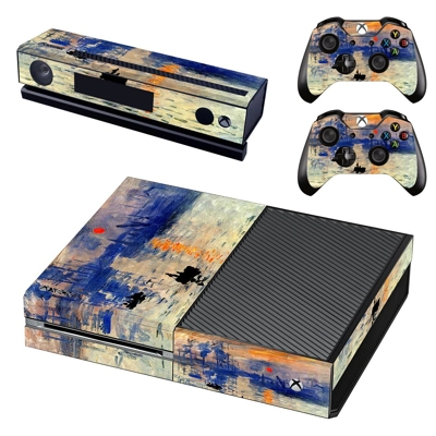 Sunrise Painting decal skin for Xbox one Console and 2 Co.. Sunrise Painting decal skin for Xbox one Console and 2 Co..
