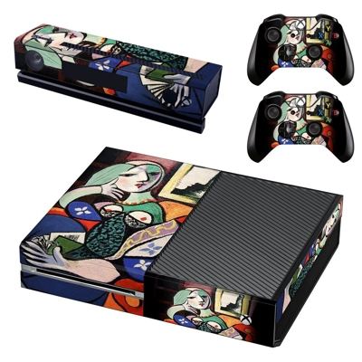 Woman with book decal skin for Xbox one Console and 2 Con.. Woman with book decal skin for Xbox one Console and 2 Con..