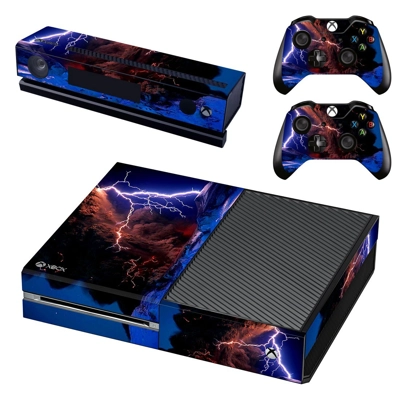 Lightning cloudy sky decal skin for Xbox one Console and 2.. Lightning cloudy sky decal skin for Xbox one Console and 2..