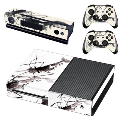 Painting decal skin for Xbox one Console and 2 Controllers Painting decal skin for Xbox one Console and 2 Controllers