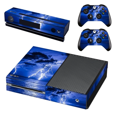Lightning cloudy sky decal skin for Xbox one Console and 2.. Lightning cloudy sky decal skin for Xbox one Console and 2..