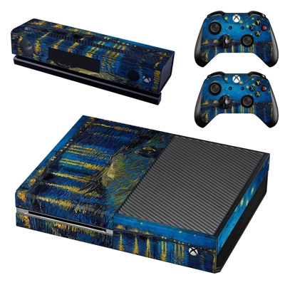 Starry night decal skin for Xbox one Console and 2 Contro.. Starry night decal skin for Xbox one Console and 2 Contro..