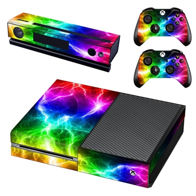 Abstract lightning decal skin for Xbox one Console and 2 .. Abstract lightning decal skin for Xbox one Console and 2 ..