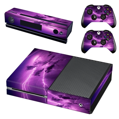 Lightning cloudy sky decal skin for Xbox one Console and 2.. Lightning cloudy sky decal skin for Xbox one Console and 2..
