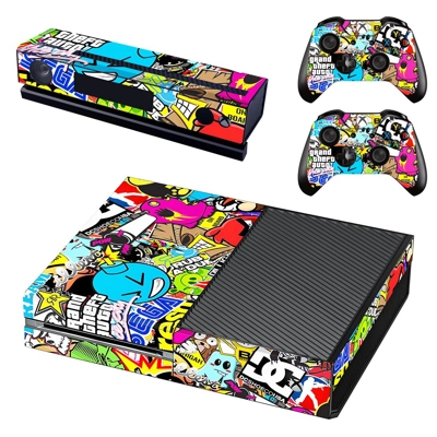 Sticker bomb decal skin for Xbox one Console and 2 Control.. Sticker bomb decal skin for Xbox one Console and 2 Control..