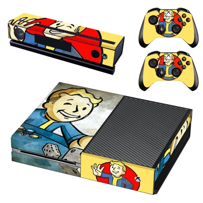 Vault boy decal skin for Xbox one Console and 2 Controllers Vault boy decal skin for Xbox one Console and 2 Controllers