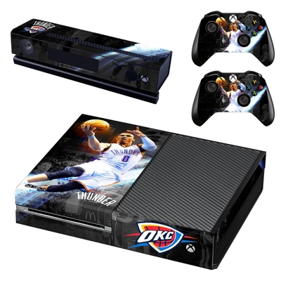 Oklahoma City Thunder decal skin for Xbox one Console and .. Oklahoma City Thunder decal skin for Xbox one Console and ..