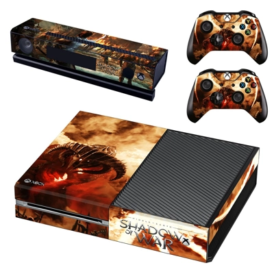 Middle earth Shadow of War decal skin for Xbox one Console and 2 Controllers