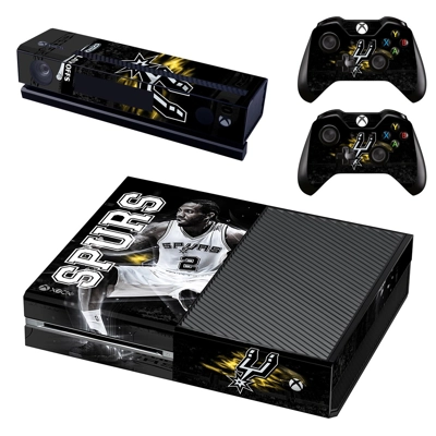 San Antonio Spurs decal skin for Xbox one Console and 2 Controllers