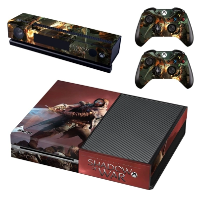 Middle earth Shadow of War decal skin for Xbox one Console and 2 Controllers