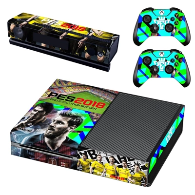 PES 2018 decal skin for Xbox one Console and 2 Controllers PES 2018 decal skin for Xbox one Console and 2 Controllers