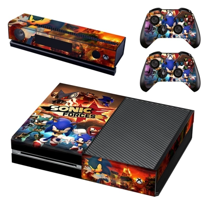 Sonic Forces decal skin for Xbox one Console and 2 Control.. Sonic Forces decal skin for Xbox one Console and 2 Control..