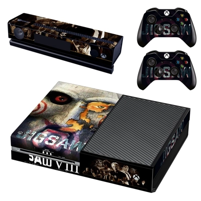 Jigsaw 7 decal skin for Xbox one Console and 2 Controllers Jigsaw 7 decal skin for Xbox one Console and 2 Controllers