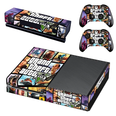 Grand Theft Auto V decal skin for Xbox one Console and 2 Controllers