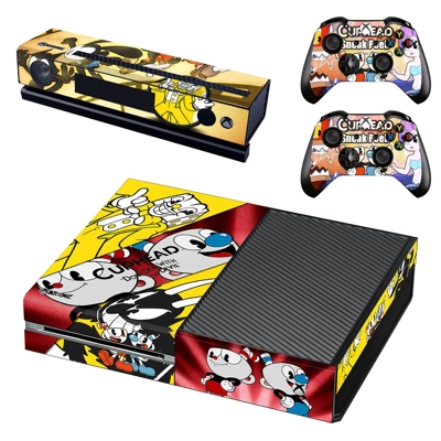 Cuphead decal skin for Xbox one Console and 2 Controllers Cuphead decal skin for Xbox one Console and 2 Controllers