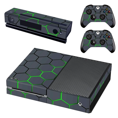 Hexagon Pattern Green Background decal skin for Xbox one C.. Hexagon Pattern Green Background decal skin for Xbox one C..
