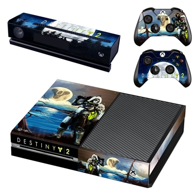 Destiny 2 decal skin for Xbox one Console and 2 Controllers Destiny 2 decal skin for Xbox one Console and 2 Controllers
