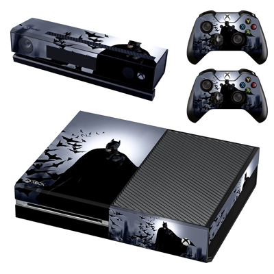 Batman decal skin for Xbox one Console and 2 Controllers Batman decal skin for Xbox one Console and 2 Controllers