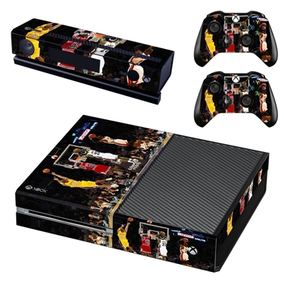 NBA decal skin for Xbox one Console and 2 Controllers NBA decal skin for Xbox one Console and 2 Controllers