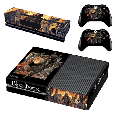 Bloodborne decal skin for Xbox one Console and 2 Controllers Bloodborne decal skin for Xbox one Console and 2 Controllers
