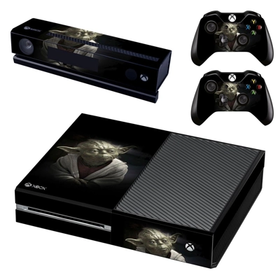 Yoda Star Wars decal skin for Xbox one Console and 2 Controllers
