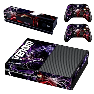 Venom decal skin for Xbox one Console and 2 Controllers Venom decal skin for Xbox one Console and 2 Controllers