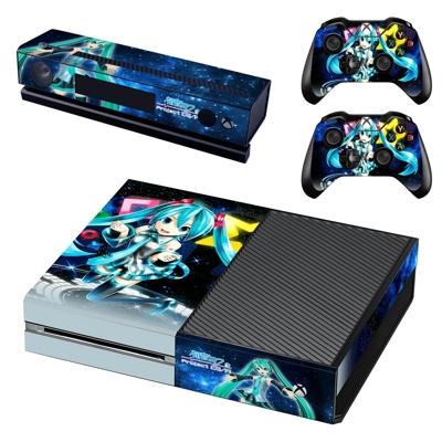 Hatsune Miku Project DIVA decal skin for Xbox one Console and 2 Controllers