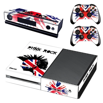 Punk rock decal skin for Xbox one Console and 2 Controllers Punk rock decal skin for Xbox one Console and 2 Controllers