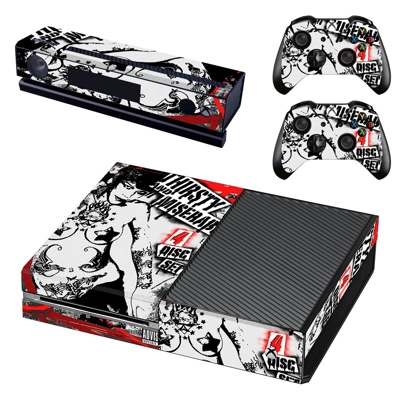 Thirsty and Miserable decal skin for Xbox one Console and 2 Controllers