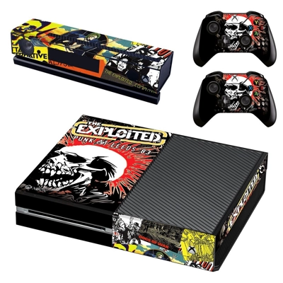 The Exploited Punk singles decal skin for Xbox one Console and 2 Controllers