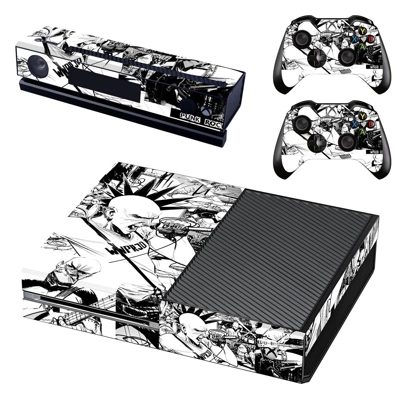 Punk rock decal skin for Xbox one Console and 2 Controllers Punk rock decal skin for Xbox one Console and 2 Controllers