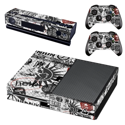 Punk rock decal skin for Xbox one Console and 2 Controllers Punk rock decal skin for Xbox one Console and 2 Controllers