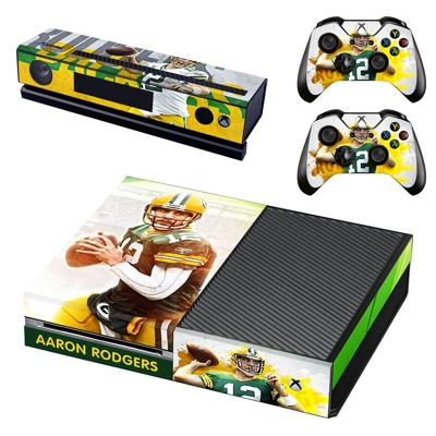 Aaron Rodgers decal skin for Xbox one Console and 2 Contro.. Aaron Rodgers decal skin for Xbox one Console and 2 Contro..