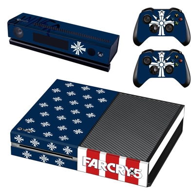 Far Cry 5 decal skin for Xbox one Console and 2 Controllers Far Cry 5 decal skin for Xbox one Console and 2 Controllers