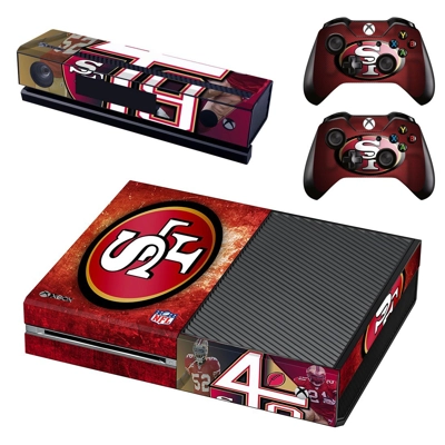 San Francisco 49ers decal skin for Xbox one Console and 2 .. San Francisco 49ers decal skin for Xbox one Console and 2 ..