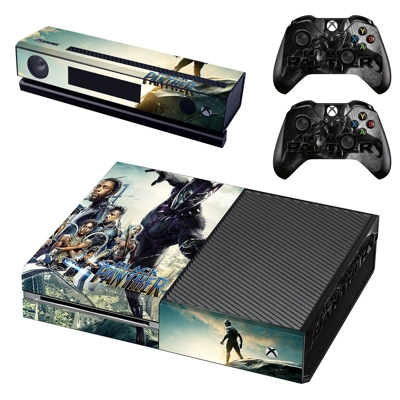 Black Panther decal skin for Xbox one Console and 2 Contro.. Black Panther decal skin for Xbox one Console and 2 Contro..