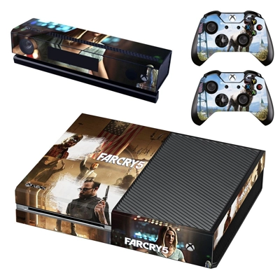 Far Cry 5 decal skin for Xbox one Console and 2 Controllers Far Cry 5 decal skin for Xbox one Console and 2 Controllers