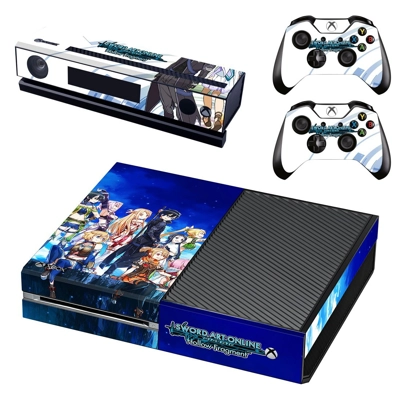 Sword Art Online Hollow Fragment decal skin for Xbox one Console and 2 Controllers