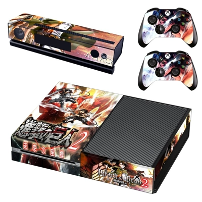 Attack on Titan 2 decal skin for Xbox one Console and 2 Co.. Attack on Titan 2 decal skin for Xbox one Console and 2 Co..