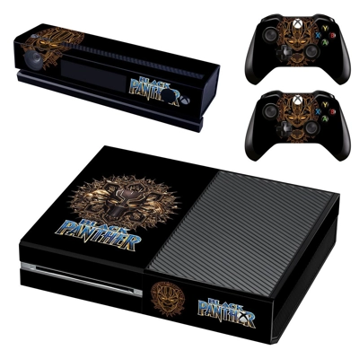 Black Panther decal skin for Xbox one Console and 2 Contro.. Black Panther decal skin for Xbox one Console and 2 Contro..