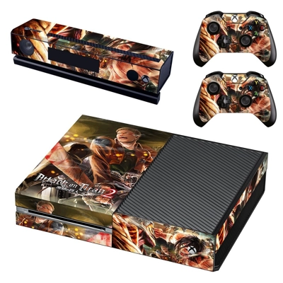 Attack on Titan 2 decal skin for Xbox one Console and 2 Co.. Attack on Titan 2 decal skin for Xbox one Console and 2 Co..