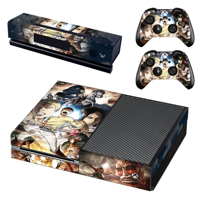 Attack on Titan 2 decal skin for Xbox one Console and 2 Co.. Attack on Titan 2 decal skin for Xbox one Console and 2 Co..