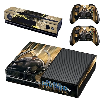 Black Panther decal skin for Xbox one Console and 2 Contro.. Black Panther decal skin for Xbox one Console and 2 Contro..
