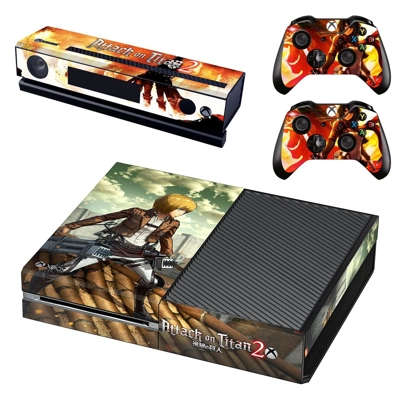 Attack on Titan 2 decal skin for Xbox one Console and 2 Co.. Attack on Titan 2 decal skin for Xbox one Console and 2 Co..