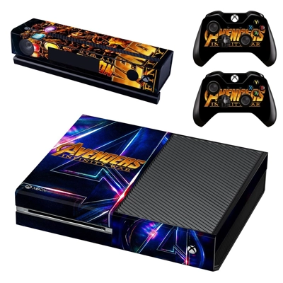 Avengers infinity war decal skin for Xbox one Console and 2 Controllers